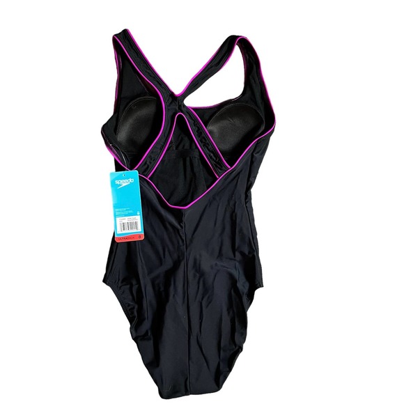 Size 8 Woman Speedo Swimsuit Ultraback NWT - Picture 2 of 4